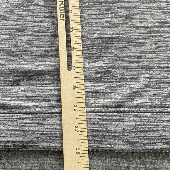 Reebok‎ Hoodie Mens L Gray Marble 1/4 Zip Double Knit Pullover Sweatshirt Logo - Picture 11 of 13